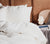 White duvet and matching pillowcases