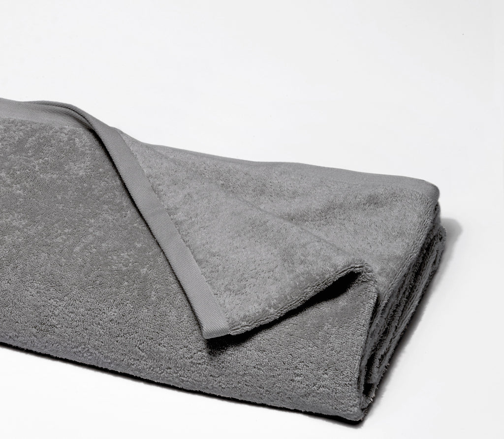 Grey colored bath sheet