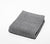grey colored hand towel