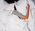 Man laying in Percale bedding partially covered.  Head is covered with pillow in Percale Pillow Case.