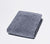 Portugal-made slate blue hand towel with long-staple cotton