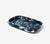 one marble ocean blue colored servingware in a rectangular shaped
