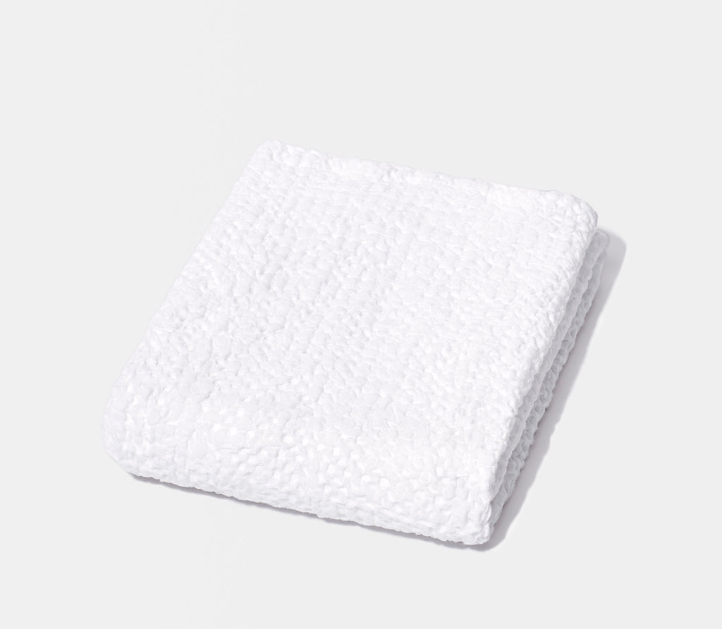 white honey comb hand towel