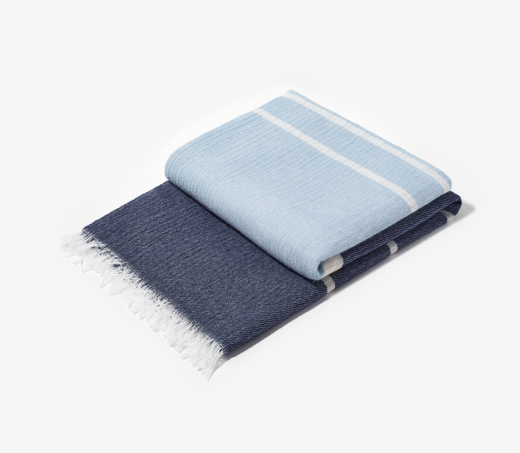 Cashmere Stripe Throw