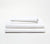 folded white sheet sets