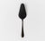 one black stainless steel cake server