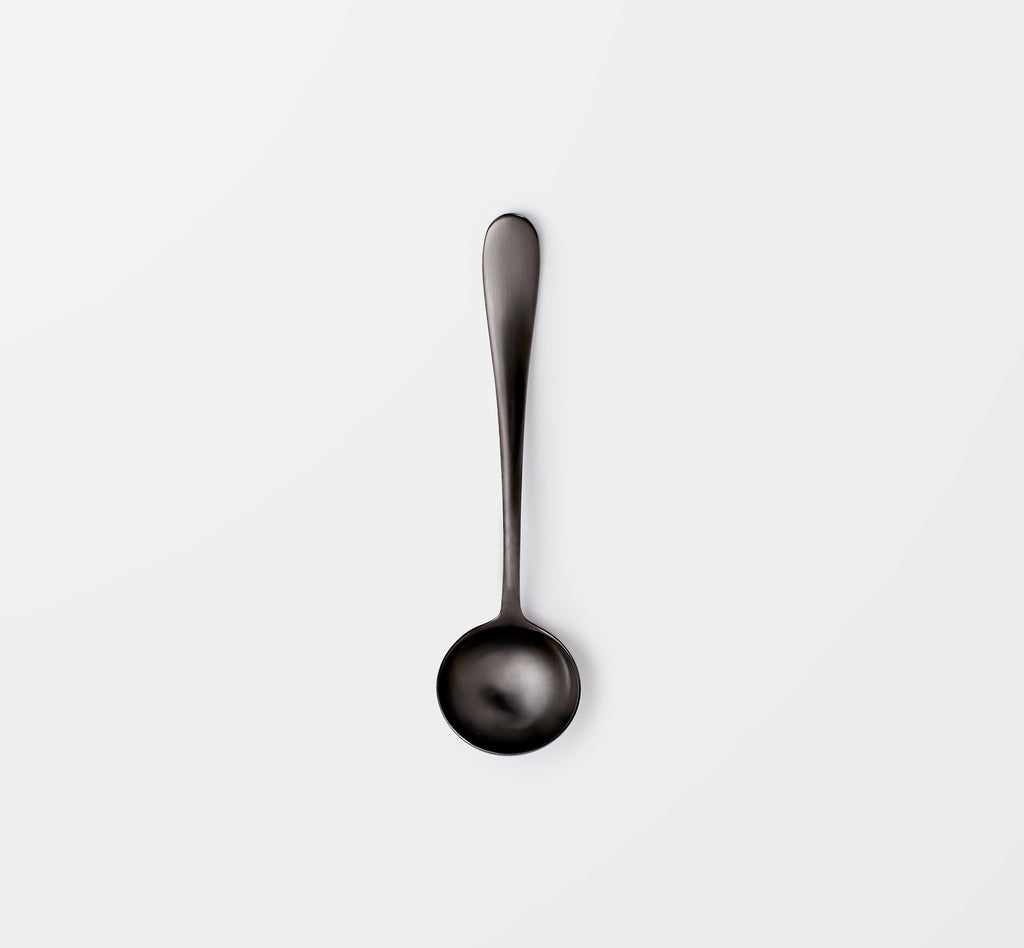 black stainless laddle
