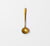 gold stainless serving ladle